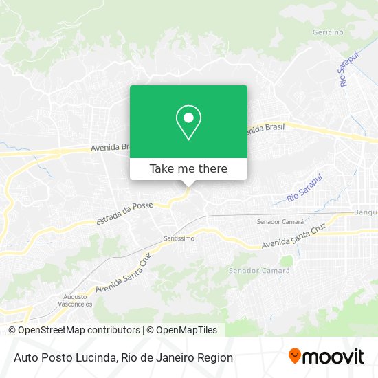 Mapa Auto Posto Lucinda