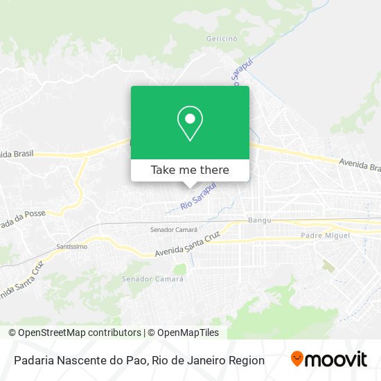 Padaria Nascente do Pao map