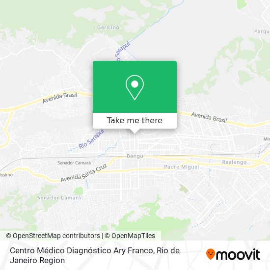 Mapa Centro Médico Diagnóstico Ary Franco