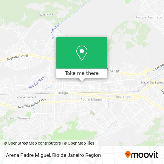 Arena Padre Miguel map
