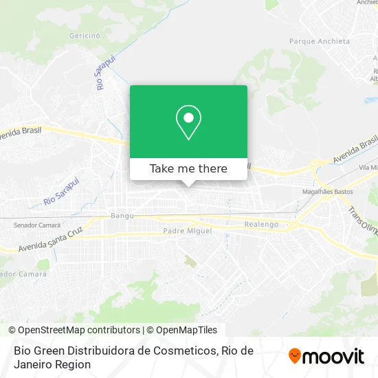 Bio Green Distribuidora de Cosmeticos map