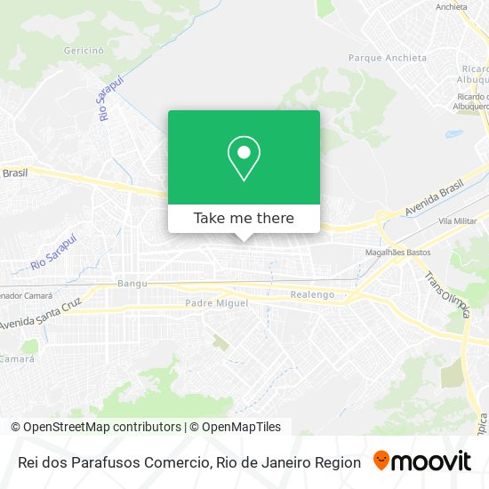 Rei dos Parafusos Comercio map