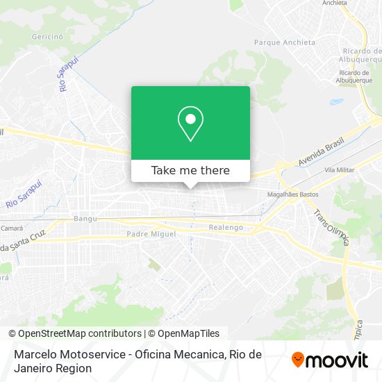 Mapa Marcelo Motoservice - Oficina Mecanica