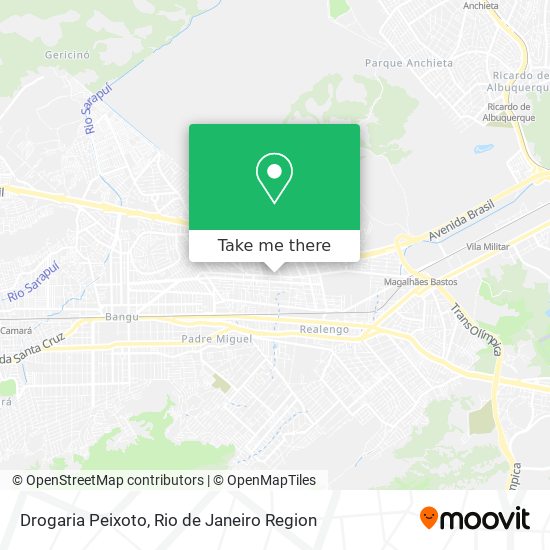 Mapa Drogaria Peixoto