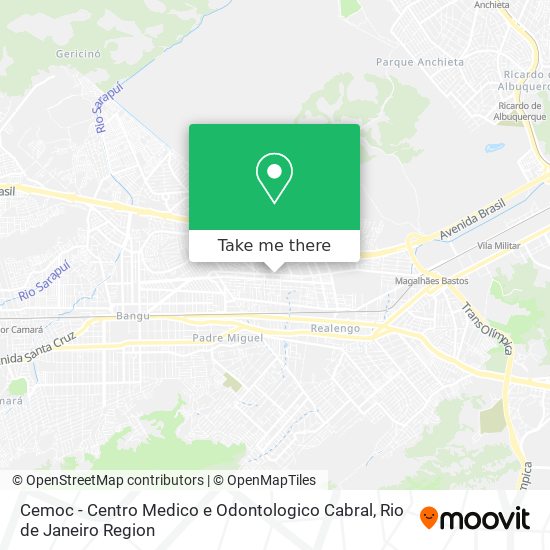 Cemoc - Centro Medico e Odontologico Cabral map