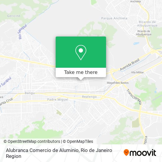 Mapa Alubranca Comercio de Aluminio