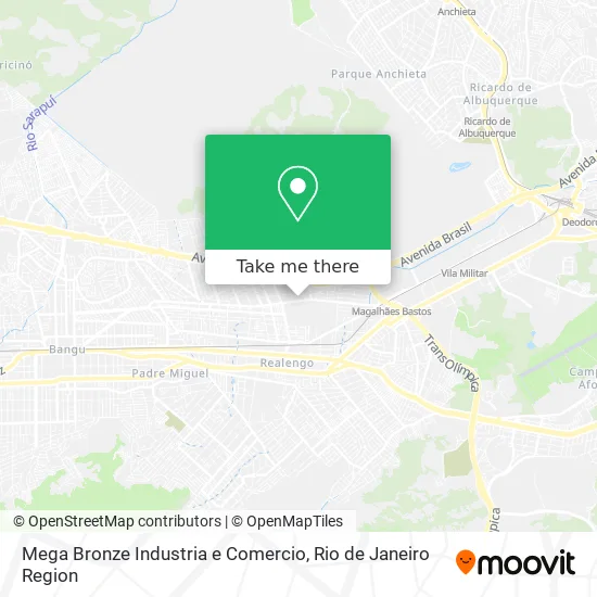 Mega Bronze Industria e Comercio map