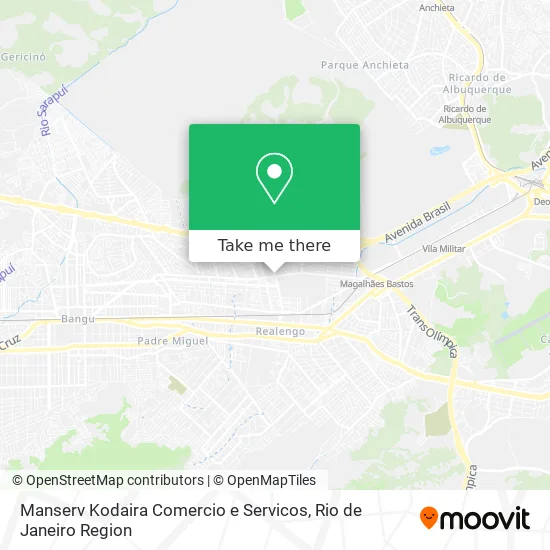 Manserv Kodaira Comercio e Servicos map