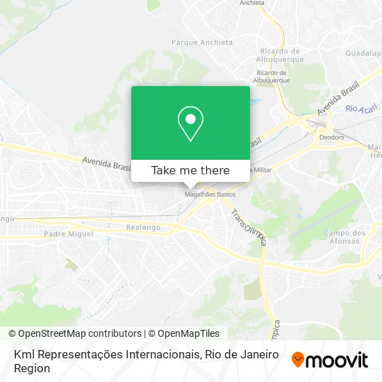 Kml Representações Internacionais map