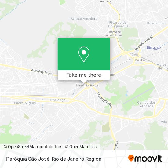 Paróquia São José map