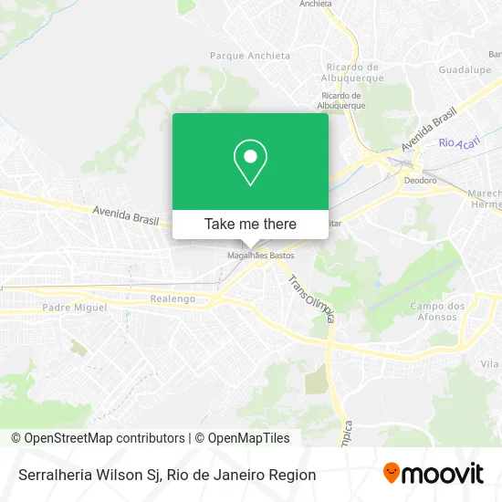 Serralheria Wilson Sj map