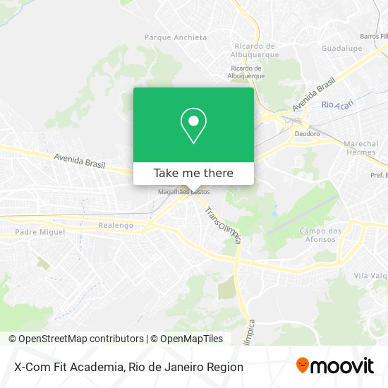 X-Com Fit Academia map