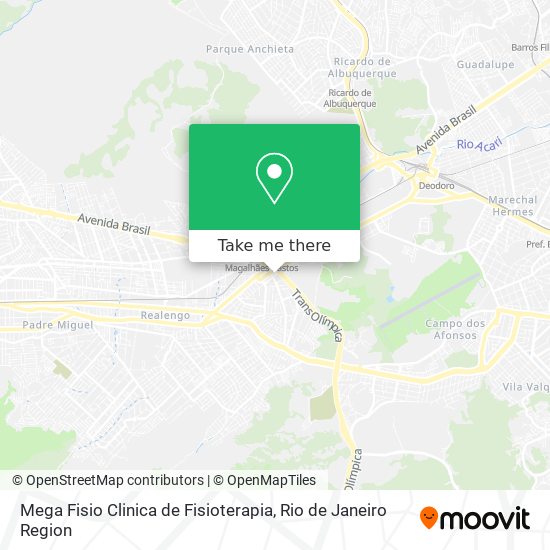 Mega Fisio Clinica de Fisioterapia map