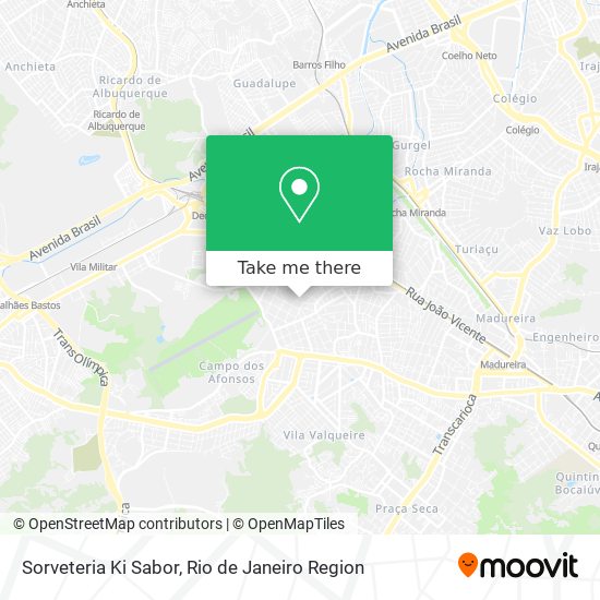 Sorveteria Ki Sabor map