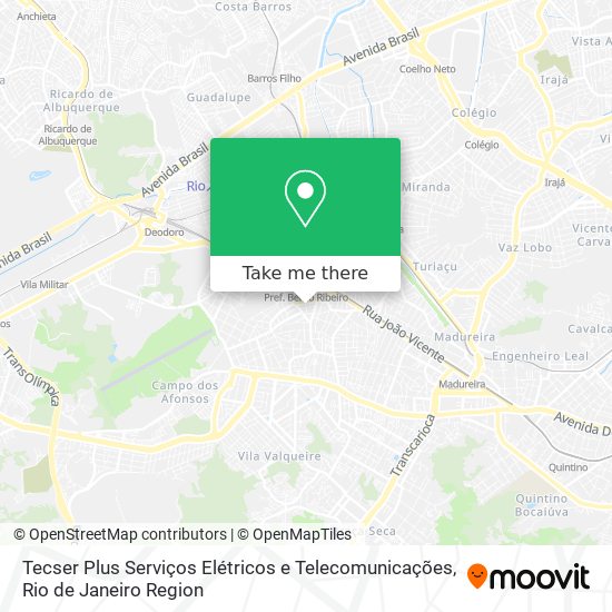 Tecser Plus Serviços Elétricos e Telecomunicações map