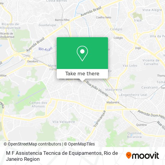 M F Assistencia Tecnica de Equipamentos map