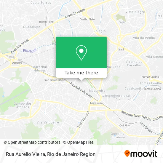 Rua Aurelio Vieira map