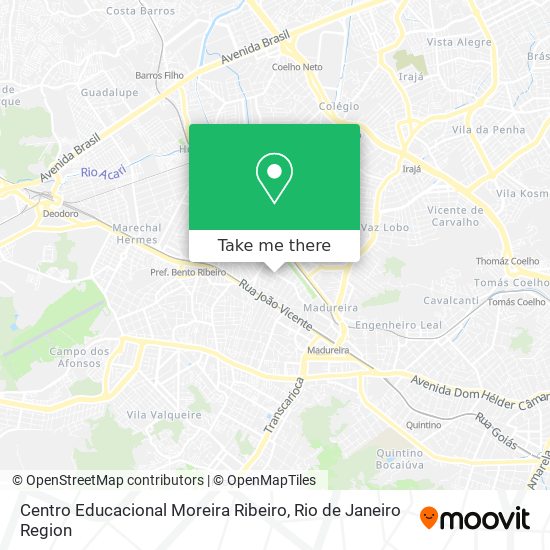 Centro Educacional Moreira Ribeiro map