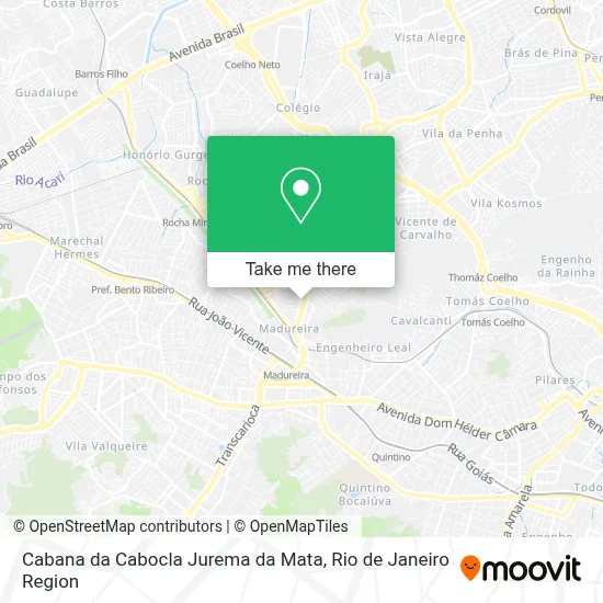 Cabana da Cabocla Jurema da Mata map