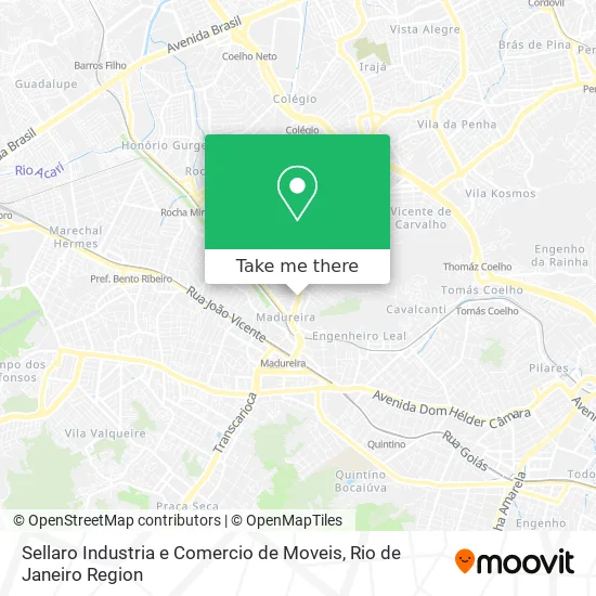 Sellaro Industria e Comercio de Moveis map