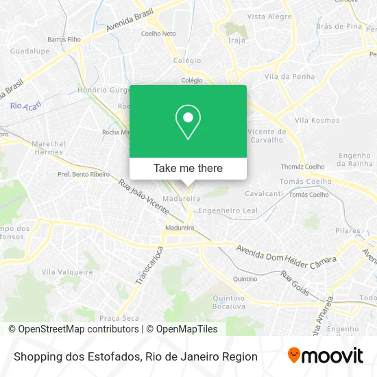 Shopping dos Estofados map