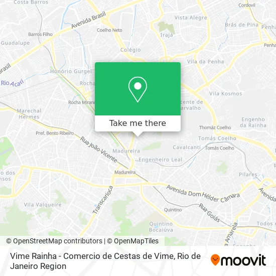 Vime Rainha - Comercio de Cestas de Vime map