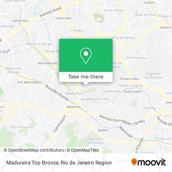 Mapa Madureira Top Bronze