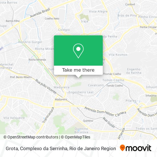 Grota, Complexo da Serrinha map