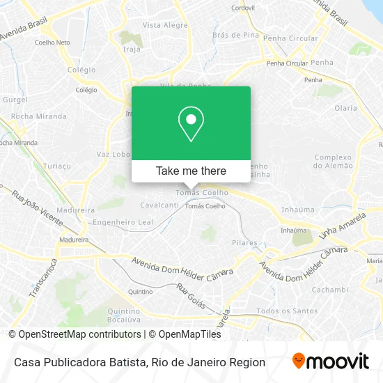 Casa Publicadora Batista map