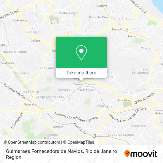 Guimaraes Fornecedora de Navios map