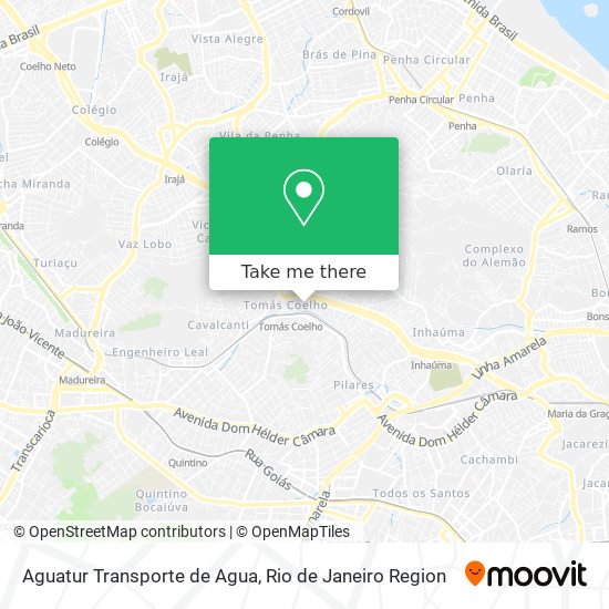 Aguatur Transporte de Agua map