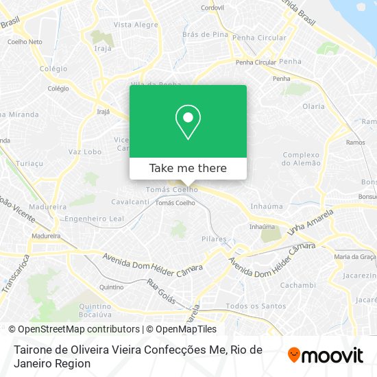 Mapa Tairone de Oliveira Vieira Confecções Me