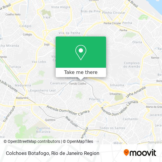 Mapa Colchoes Botafogo