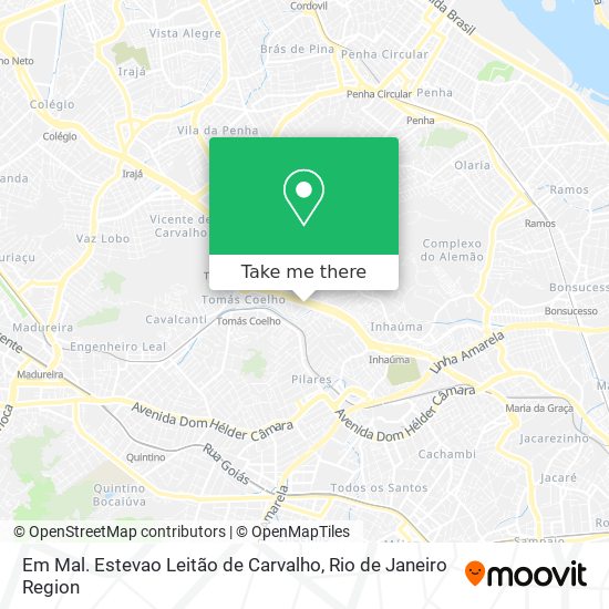 Em Mal. Estevao Leitão de Carvalho map