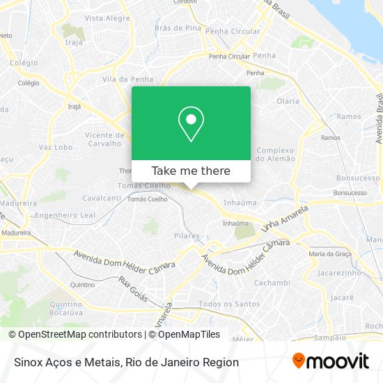 Sinox Aços e Metais map
