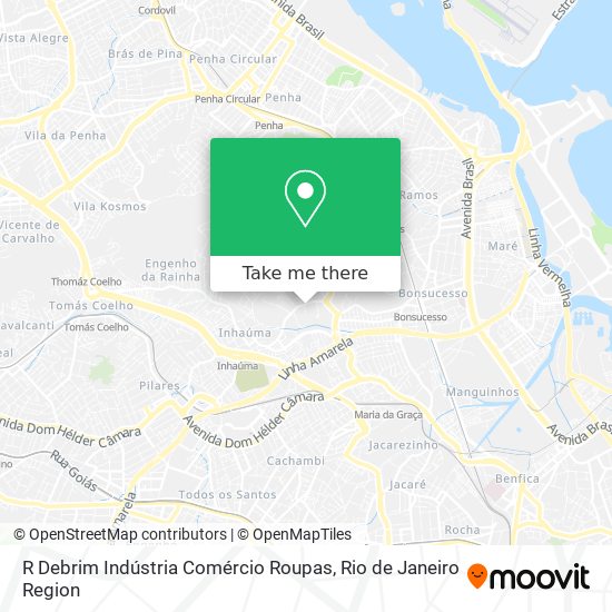 R Debrim Indústria Comércio Roupas map