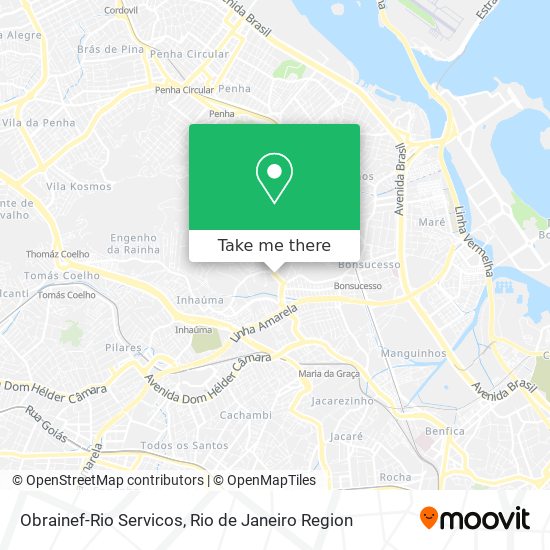 Obrainef-Rio Servicos map