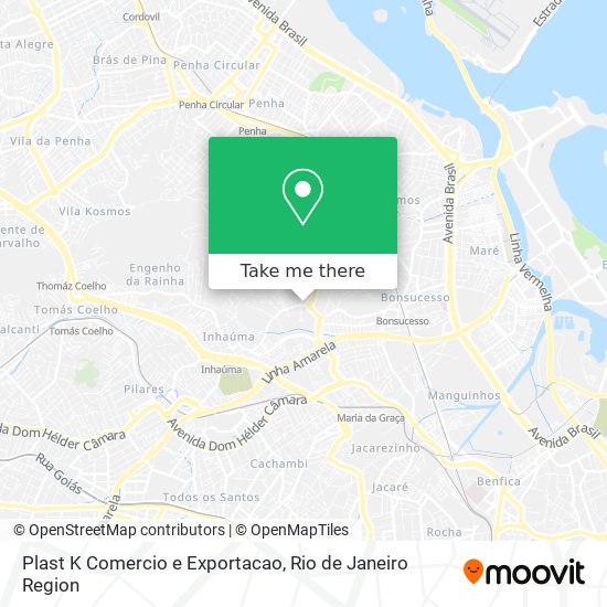 Plast K Comercio e Exportacao map