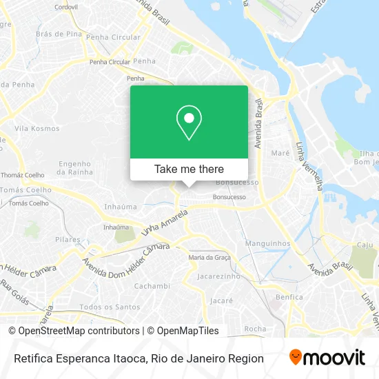 Retifica Esperanca Itaoca map