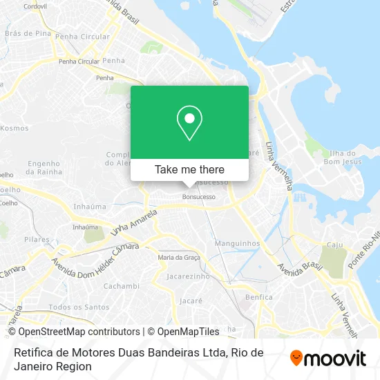 Retifica de Motores Duas Bandeiras Ltda map