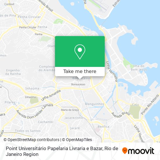 Point Universitário Papelaria Livraria e Bazar map