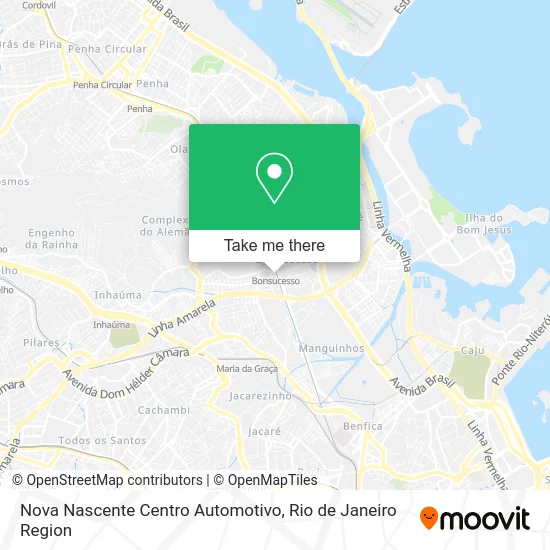 Nova Nascente Centro Automotivo map