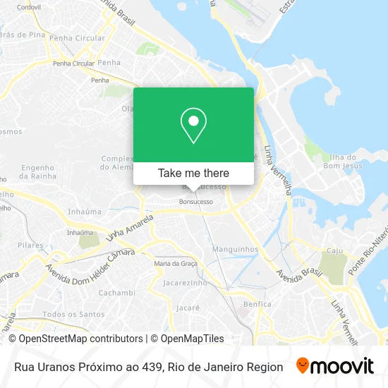 Rua Uranos Próximo ao 439 map