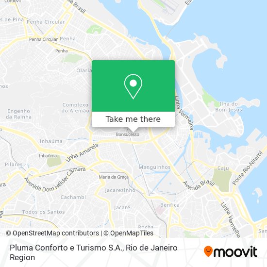 Pluma Conforto e Turismo S.A. map