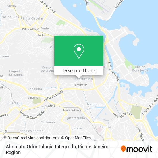 Absoluto Odontologia Integrada map