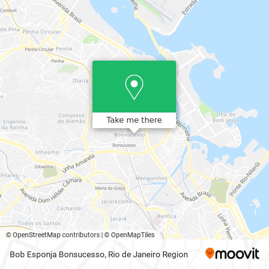 Bob Esponja Bonsucesso map