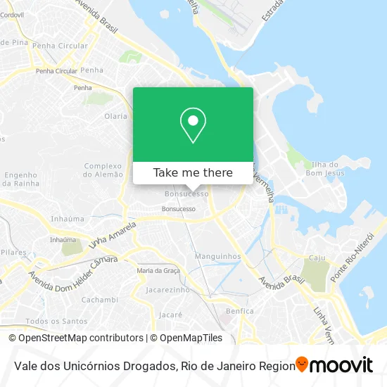 Vale dos Unicórnios Drogados map