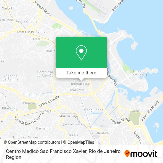 Centro Medico Sao Francisco Xavier map