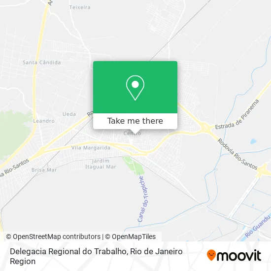 Delegacia Regional do Trabalho map