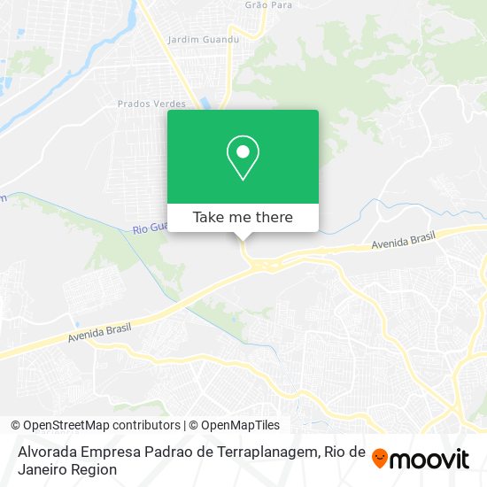 Alvorada Empresa Padrao de Terraplanagem map